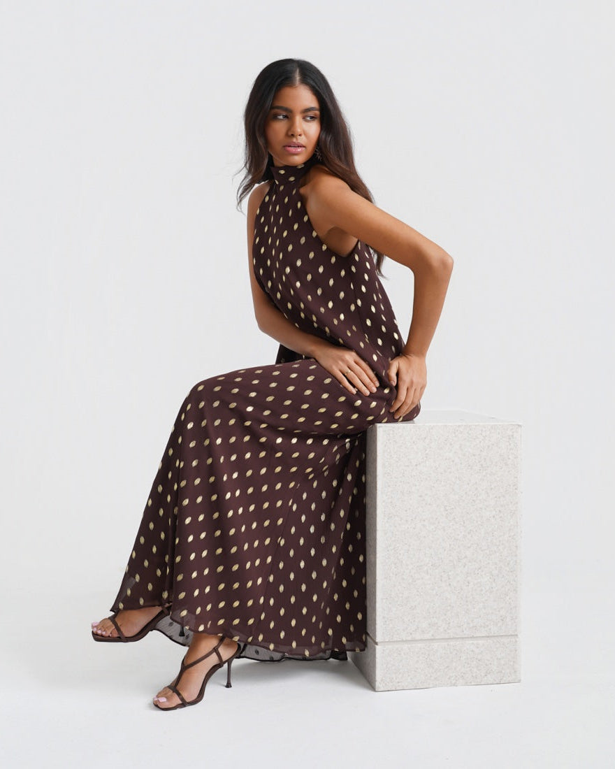 Mocha Brown Dress