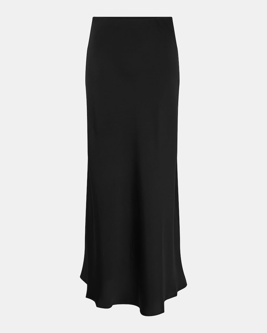 Black midaxi skirt
