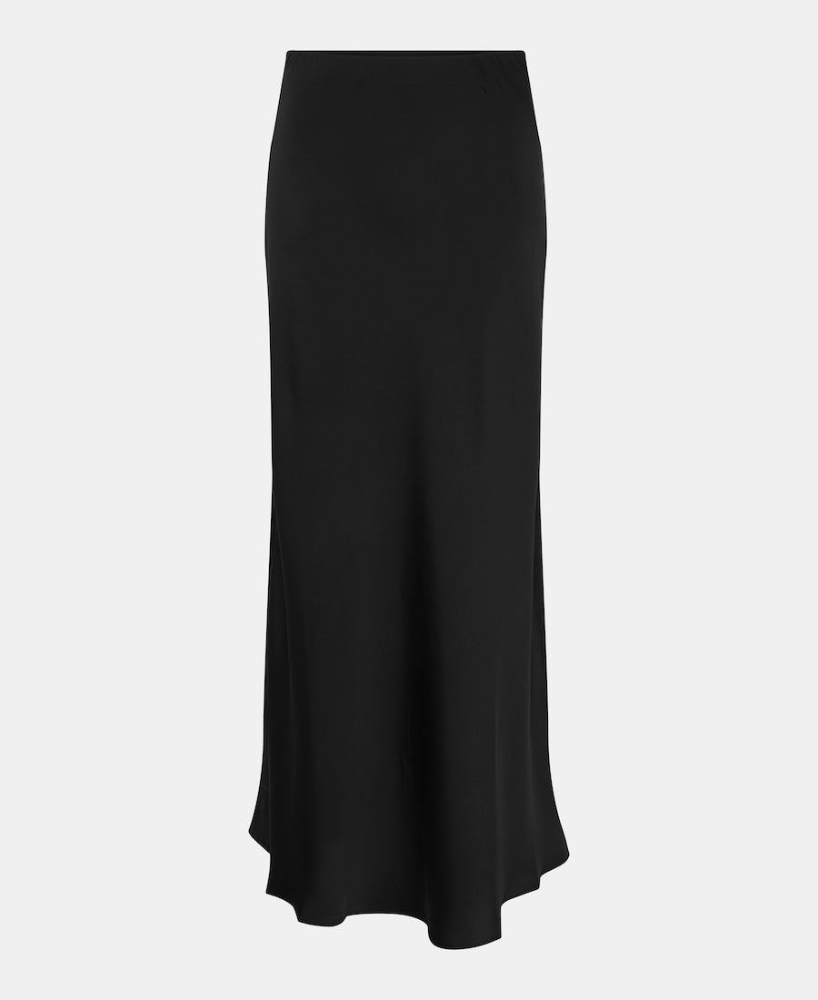 Black midaxi skirt