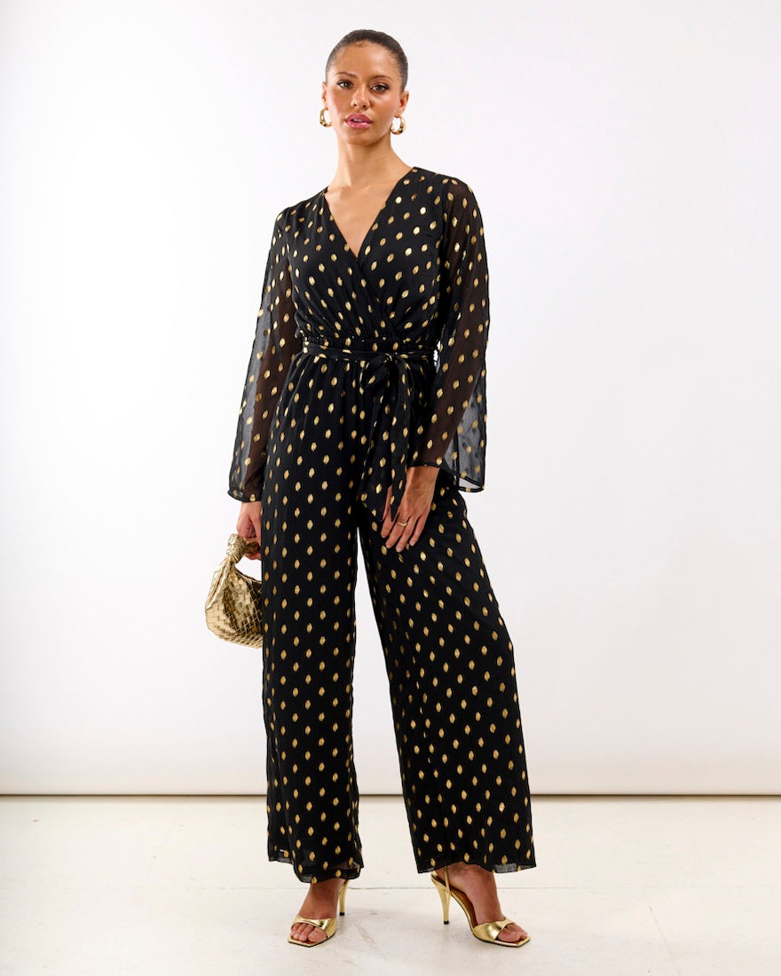 Foil Wrap Jumpsuit