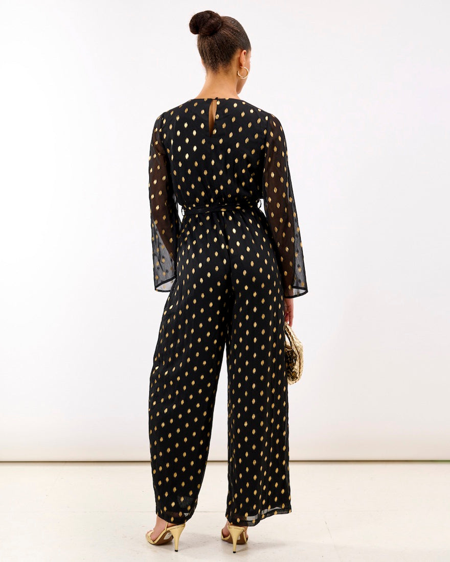 Foil Wrap Jumpsuit