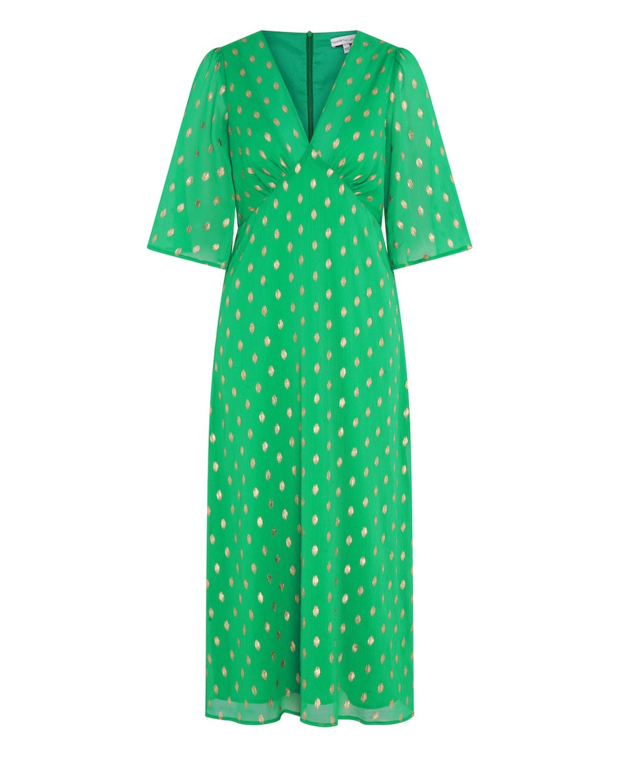 Green Foil Dress