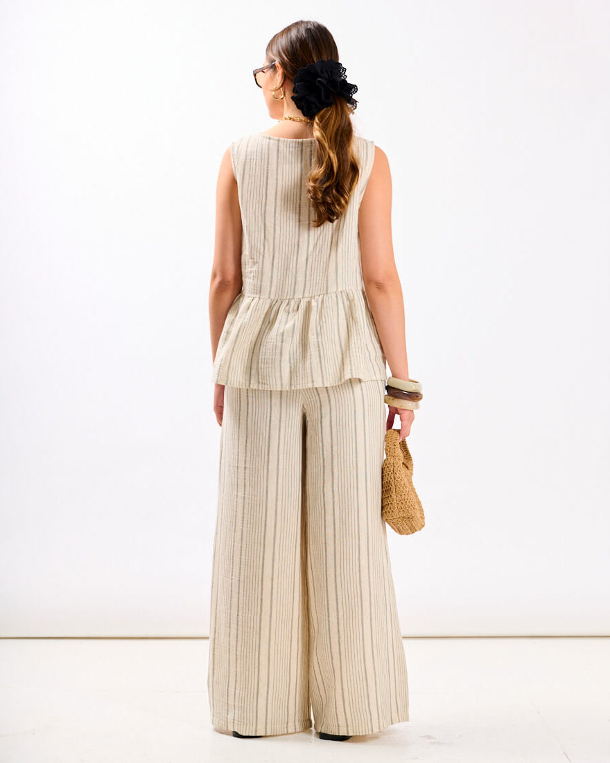 Linen Stripe Coord