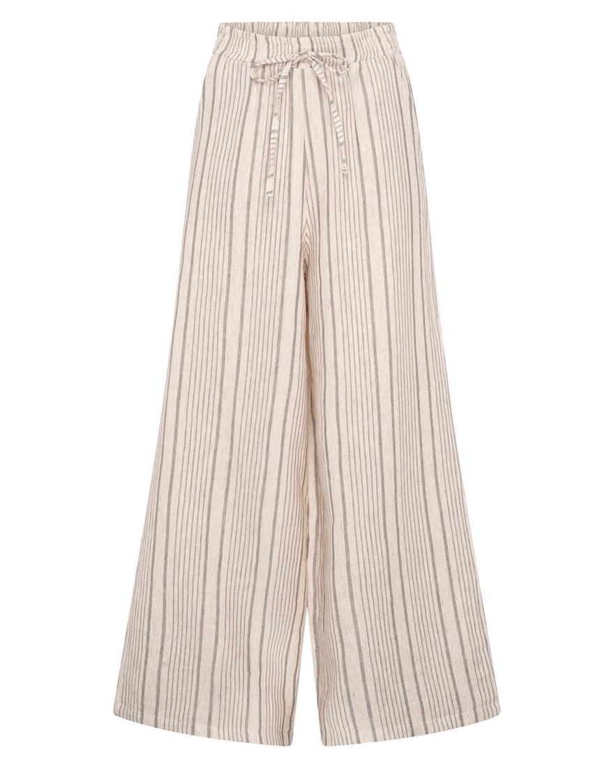Linen Stripe Trousers