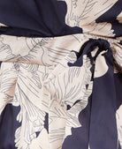 NAVY LEAF JUMPSUIT DETAIL