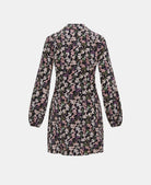 pink floral mini dress
