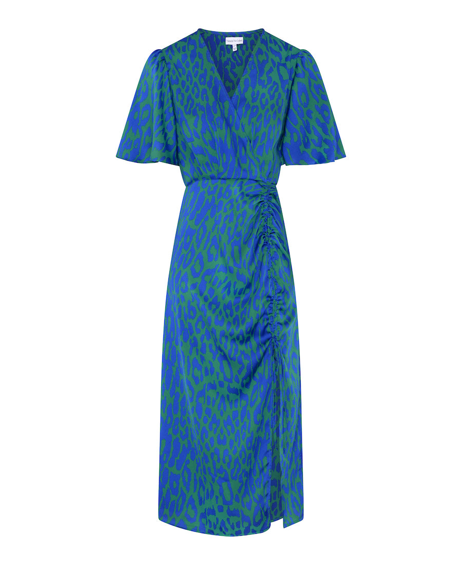 Blue Wrap Dress