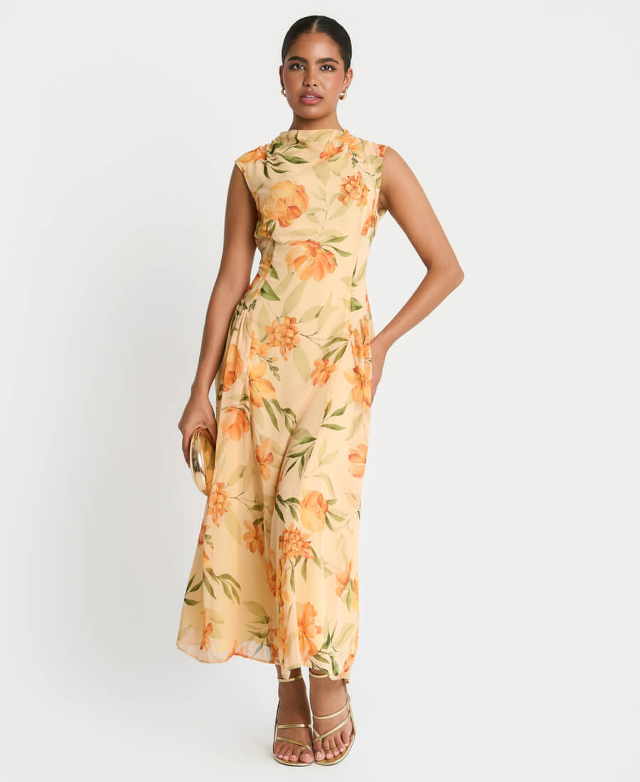 Floral Midaxi Dress
