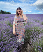 FLORAL MIX PRINT DRESS