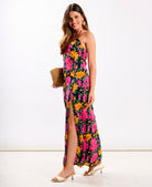 Floral Pink Maxi Dress