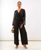 Foil Wrap Jumpsuit