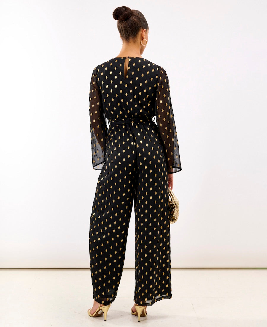 Foil Wrap Jumpsuit