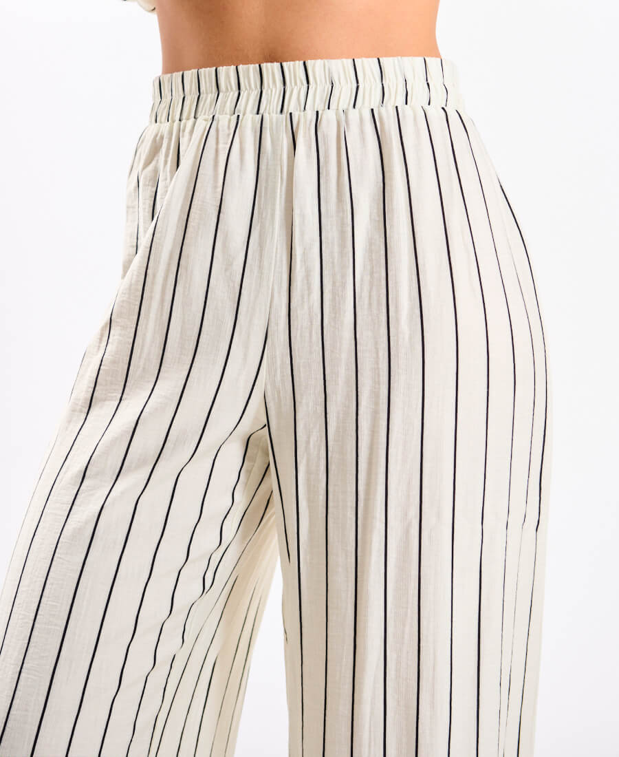 Mono Stripe Palazzo Trouser