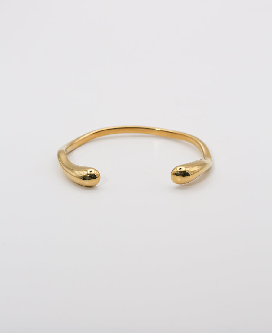 Fluid Curve Cuff Bracelet
