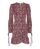 Red Floral Mini Dress