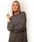 SMOCK DRESS LONG SLEEVE