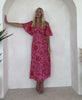 PINK AND RED DRESS PHOTOSHOOT