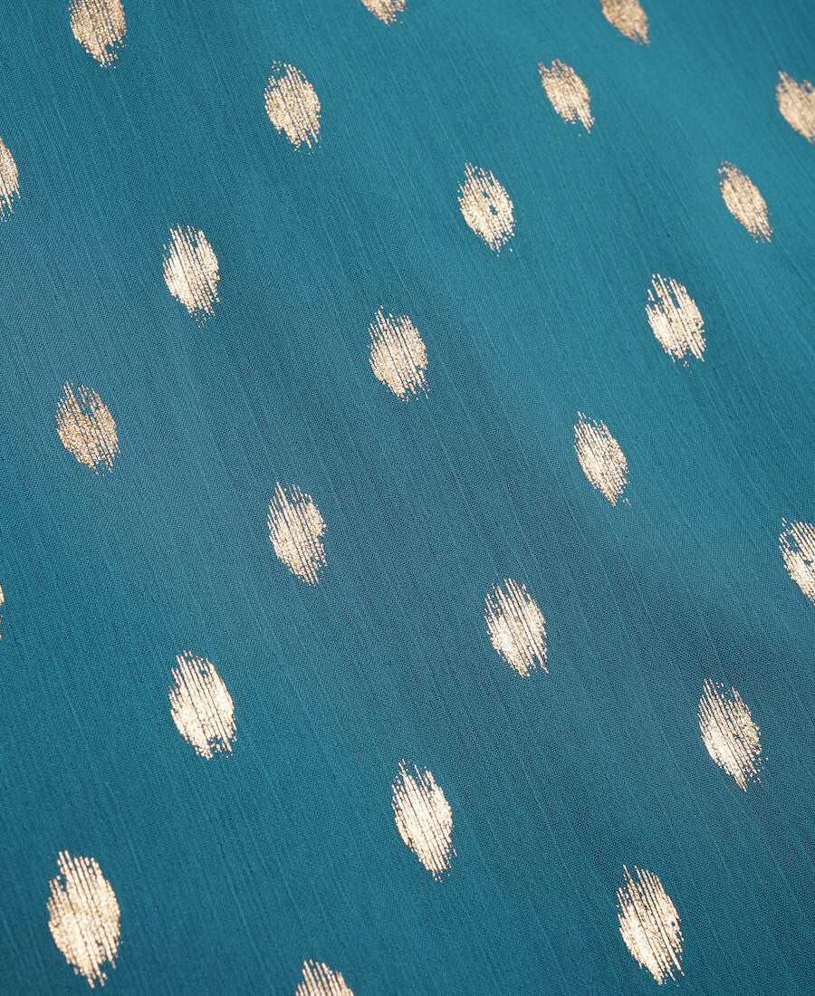 teal foil material