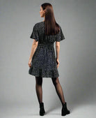 black mini dress