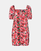 PINK ROSE MINI DRESS FRONT