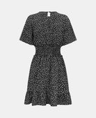 SHIRRED WAIST MINI